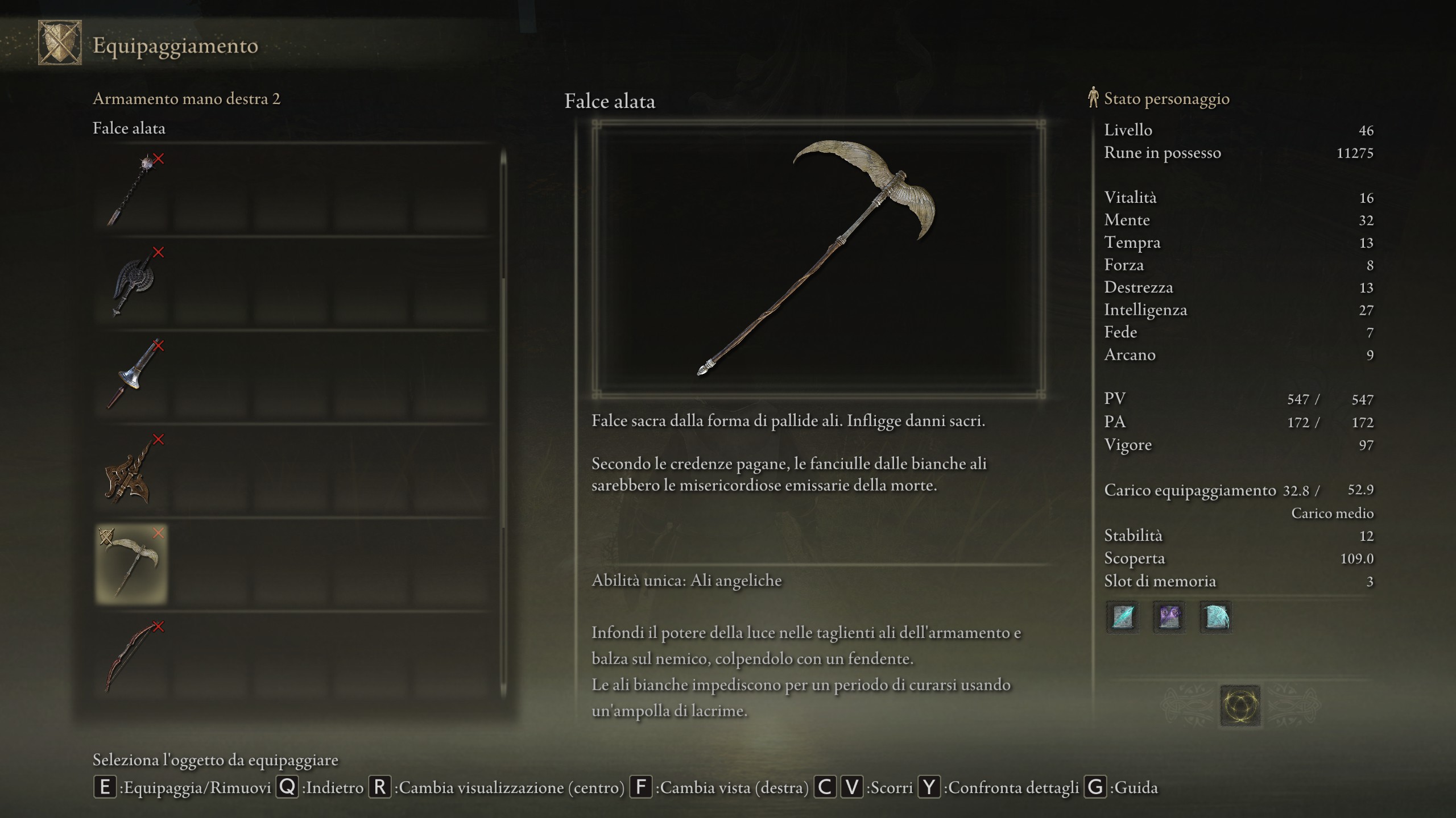Elden Ring Winged Scythe